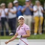 Chiara Tamburlini brille pour sa première saison sur le Ladies European Tour (archives). KEYSTONE/URS FLUEELER